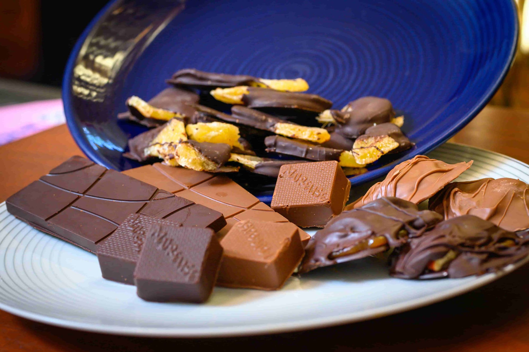 Azurelise handcrafted chocolates — truffles, truffle bars and Pechokars